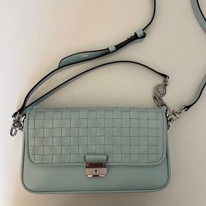 Michael Michael Kors Bradshaw Woven Leather Convertible Shoulder Bag